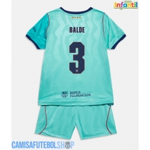 Camisa de time de futebol Barcelona Alejandro Balde #3 Replicas 3º Equipamento Infantil 2026-27 Manga Curta (+ Calças curtas)
